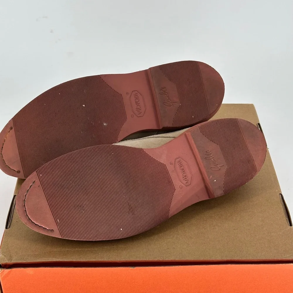 Allen Edmonds Nomad Boone Buck Suede Leather Derby Lace Up Shoes Vibram Men 9.5